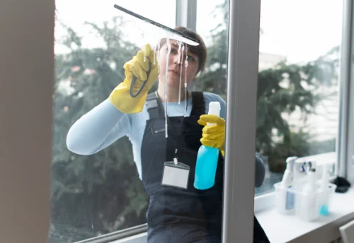 Nettoyage de vitres intérieures et extérieures à Ambillou